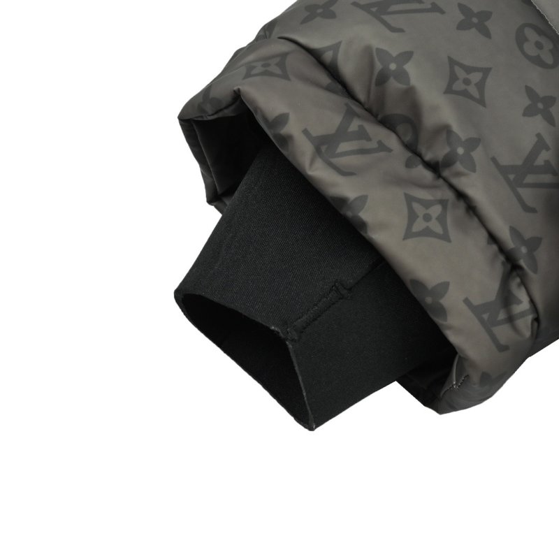 Premium Puffer Down Jacket Brown view