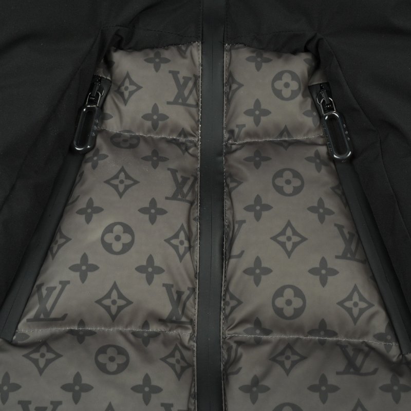 Premium Puffer Down Jacket Brown view