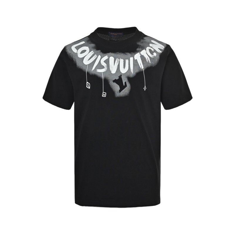 Black Graphic Print Short Sleeve T-Shirt view