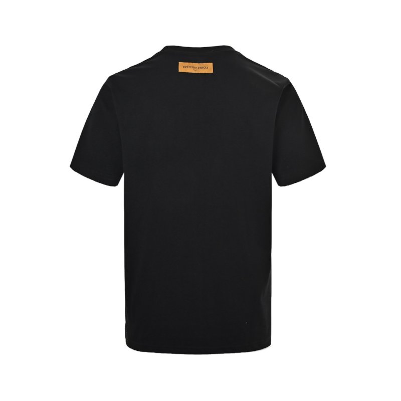Black Graphic Print Short Sleeve T-Shirt view