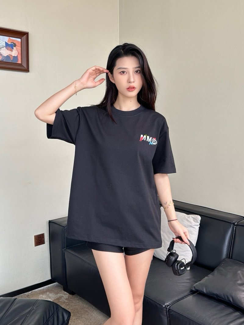 MM6 Maison Margiela Logo Black T-Shirt