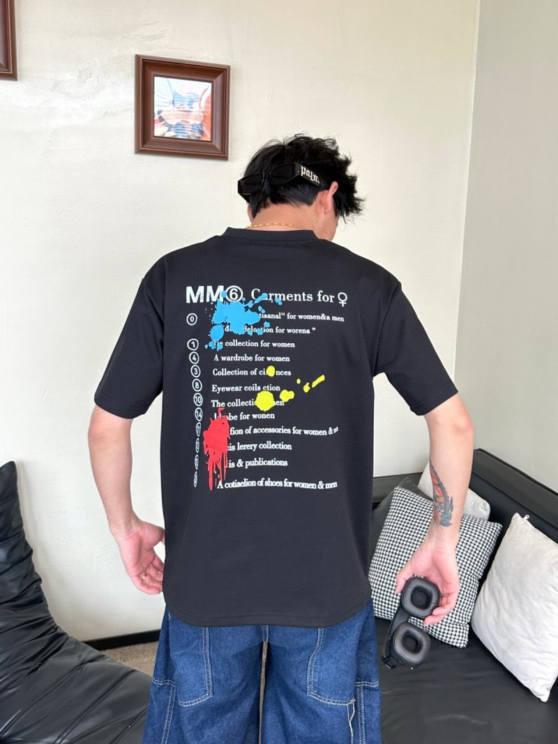 MM6 Maison Margiela Logo Black T-Shirt view