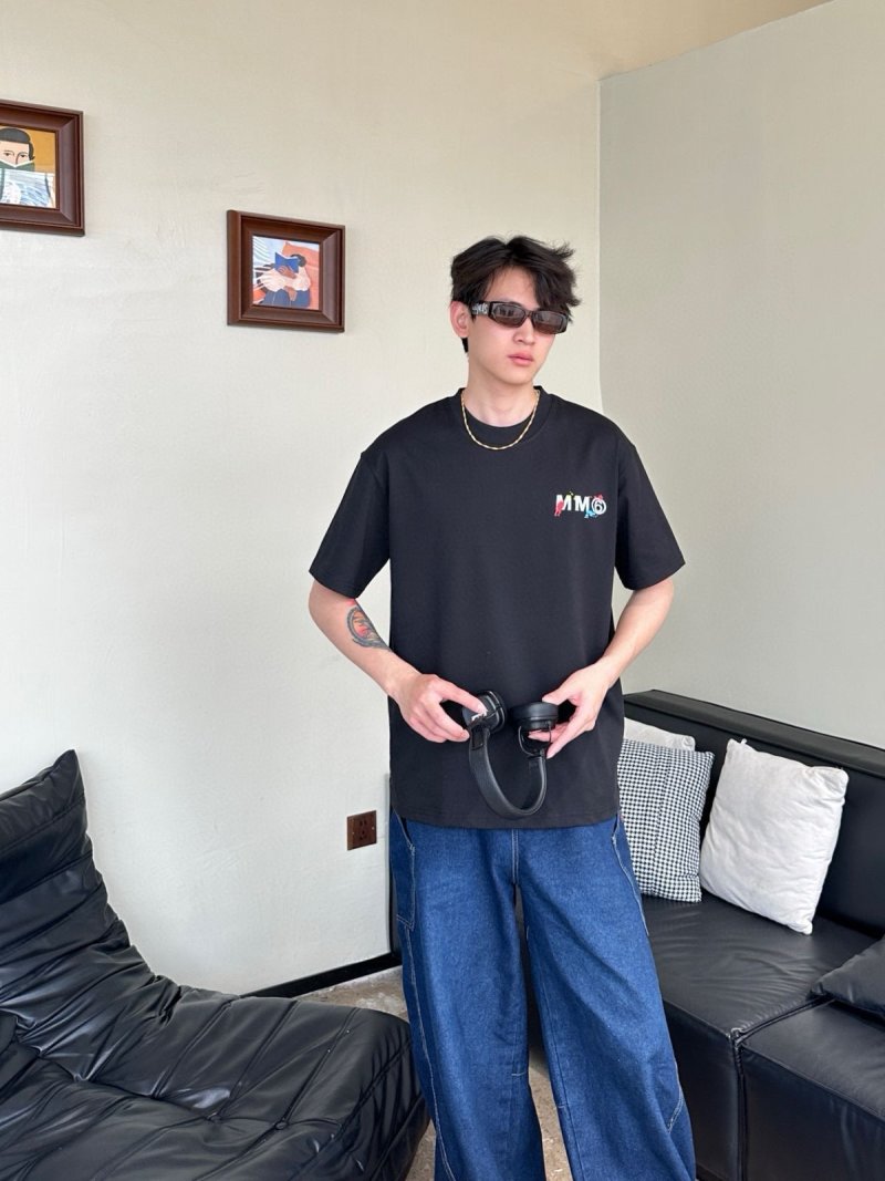 MM6 Maison Margiela Logo Black T-Shirt view