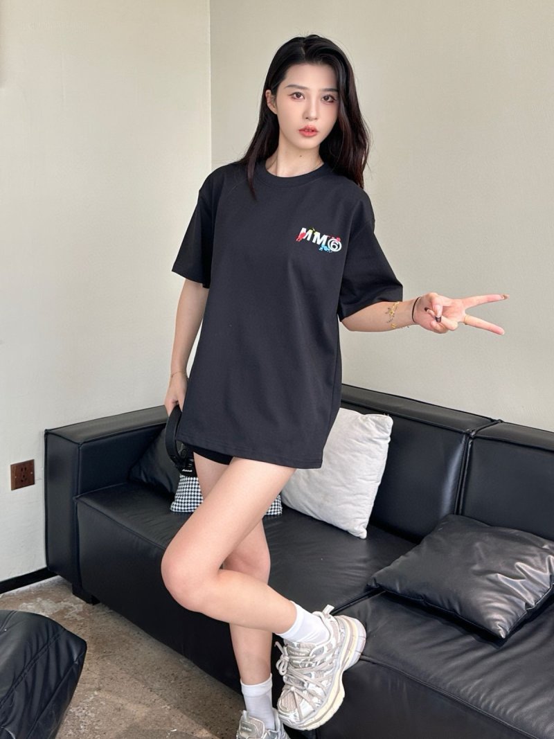 MM6 Maison Margiela Logo Black T-Shirt view