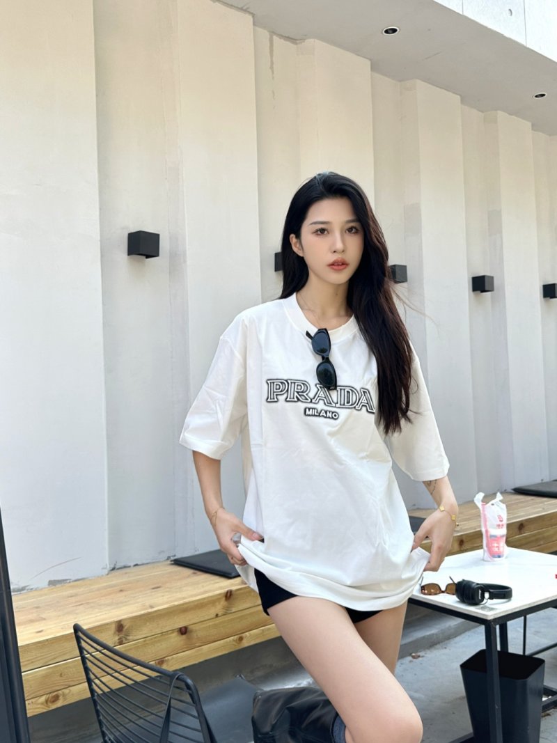 Prada Milano White Oversized T-Shirt