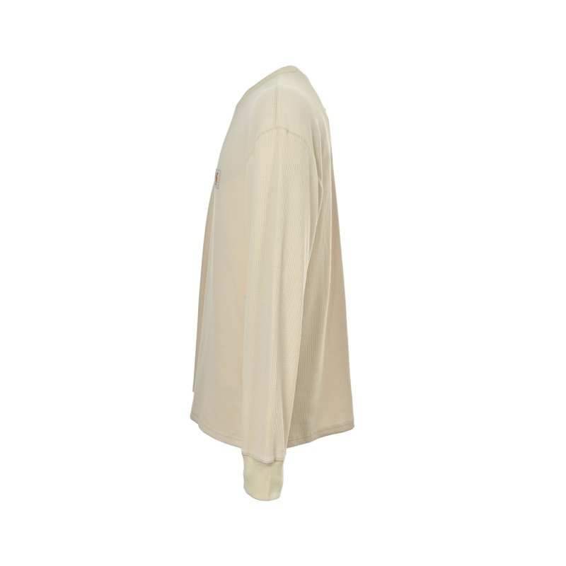 Carhartt Waffle Knit Long Sleeve Cream view