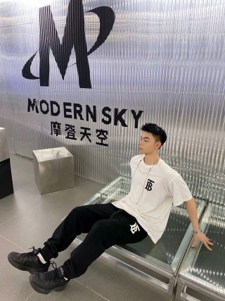 Burberry Black Logo Jogger Pants view 3