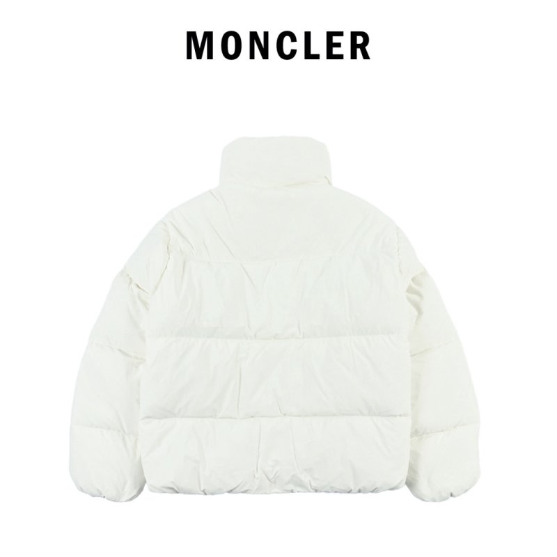 Oversized Puffer Down Jacket - Off White view
