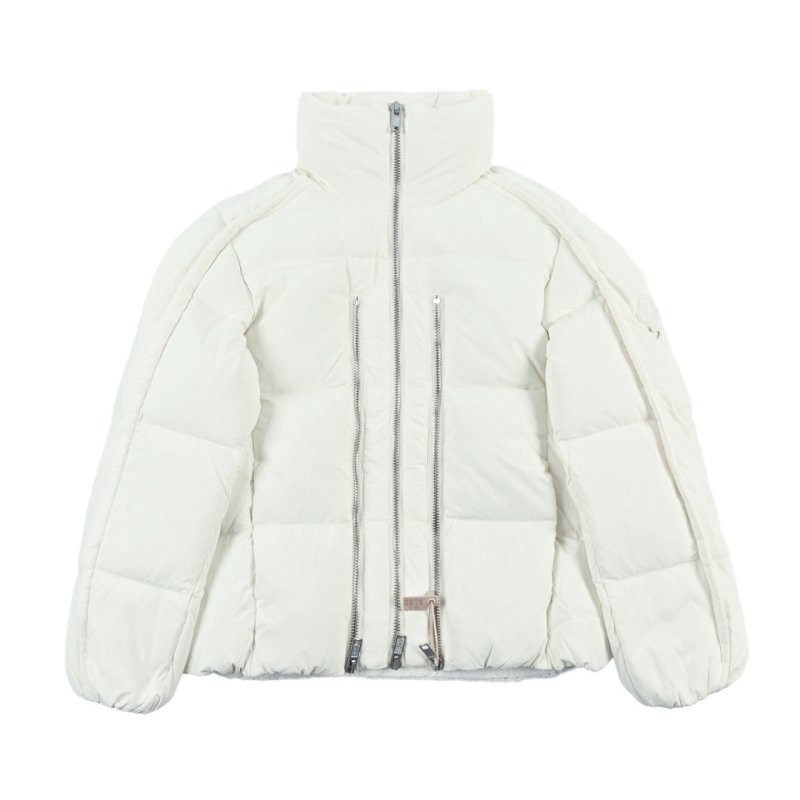 Oversized Puffer Down Jacket - Off White view