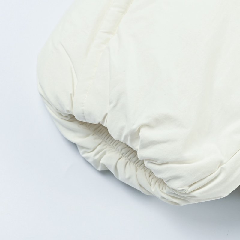 Oversized Puffer Down Jacket - Off White view