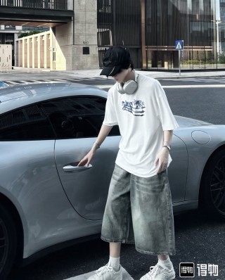 Balenciaga White Logo Short Sleeve T-Shirt view 3