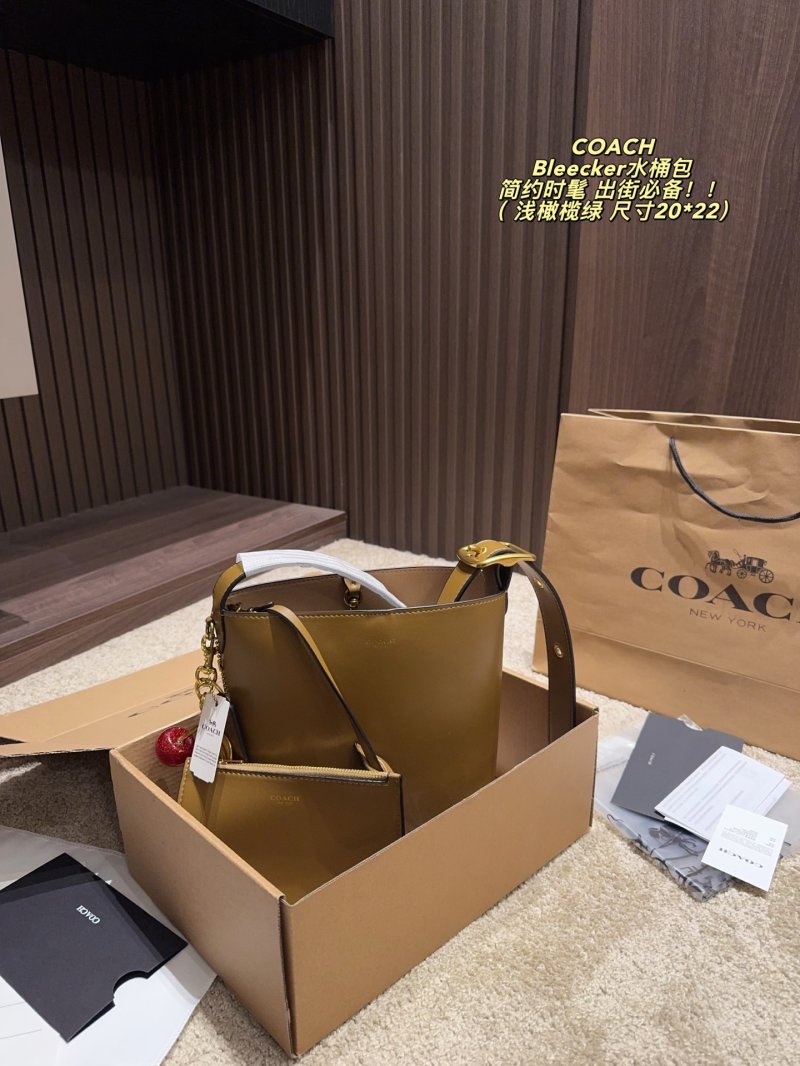 Coach Bleecker Bucket Bag Olive