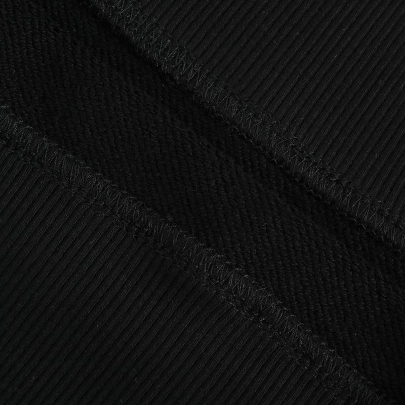 Burberry Black Crew Neck Sweatshirt with Striped Collar view
