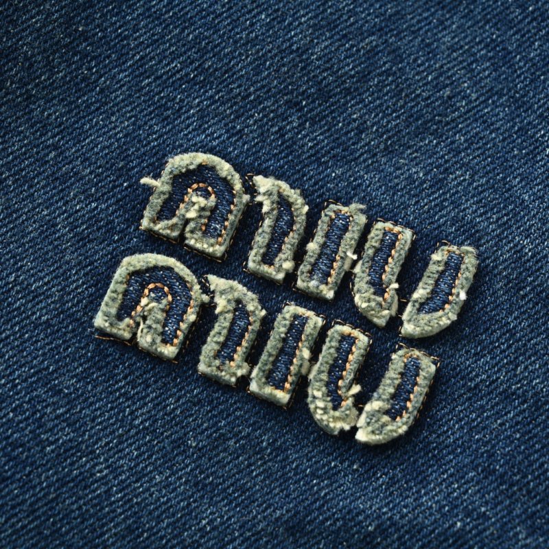 Vintage Wash Denim Zip Jacket Navy Blue view