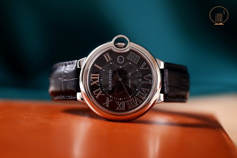 Cartier Ballon Bleu Automatic Black Dial Watch view 4