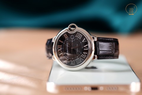 Cartier Ballon Bleu Automatic Black Dial Watch view 7