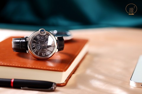 Cartier Ballon Bleu Automatic Black Dial Watch view 8