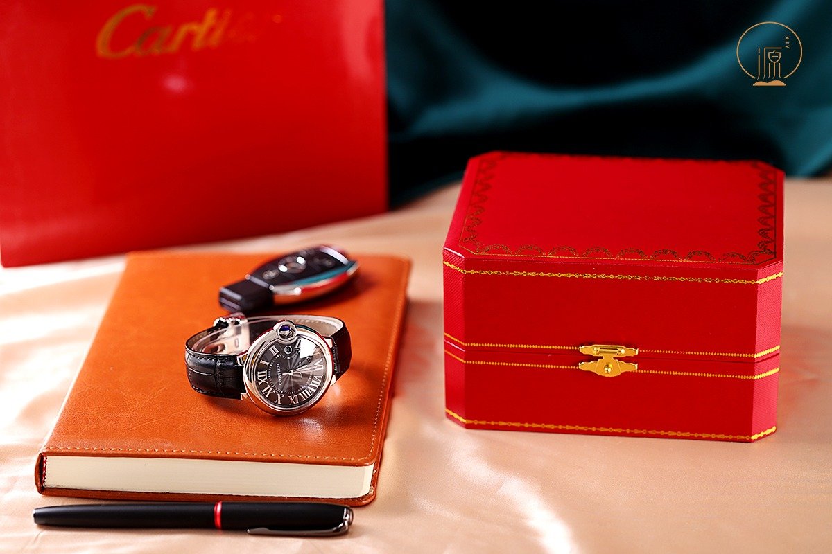 Cartier Ballon Bleu Automatic Black Dial Watch view