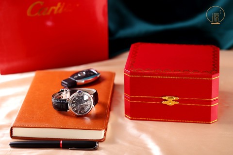 Cartier Ballon Bleu Automatic Black Dial Watch view 9