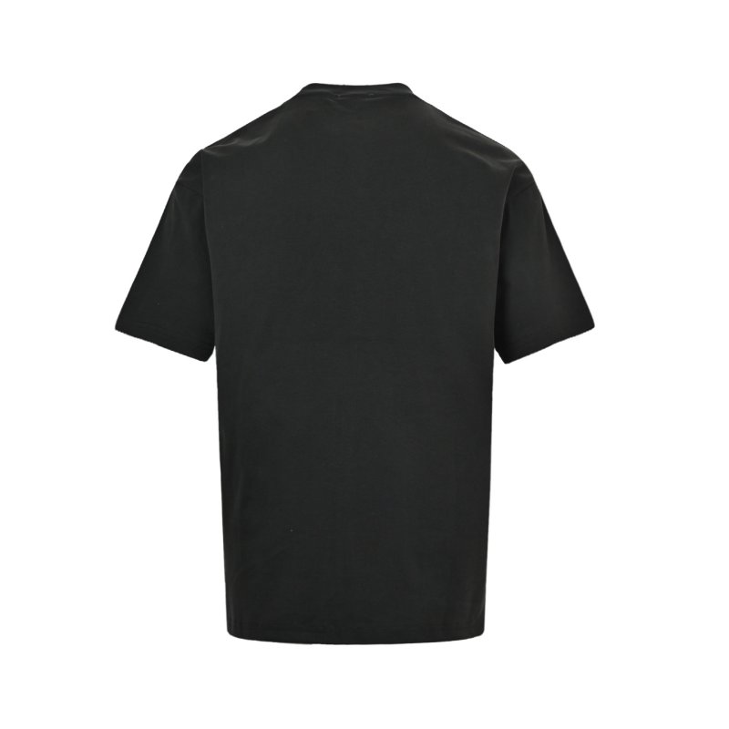 Black Graphic Print Short Sleeve T-Shirt view