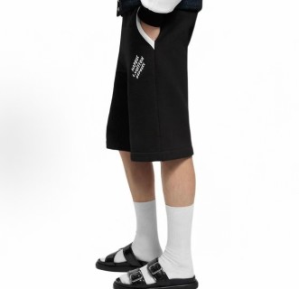 Essentials Black Logo Shorts