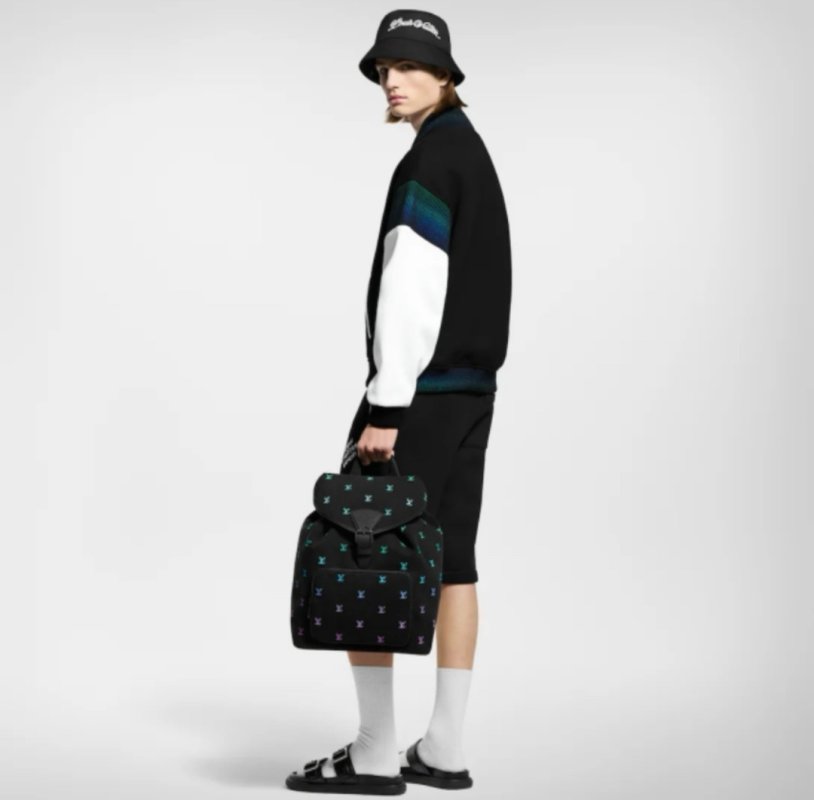 Essentials Black Logo Shorts view