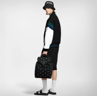 Essentials Black Logo Shorts view 4