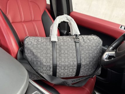 Coach Monogram Travel Duffel Bag 50cm Grey view 2