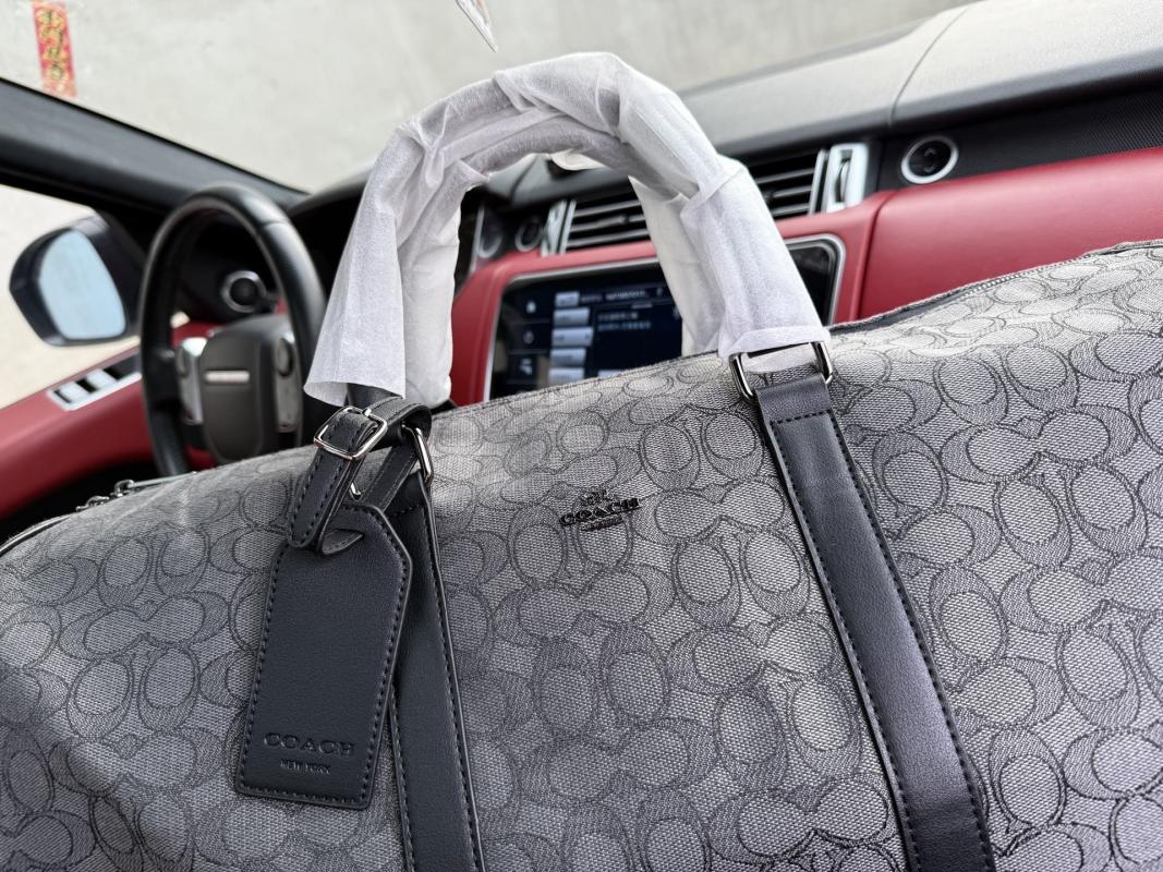 Coach Monogram Travel Duffel Bag 50cm Grey view
