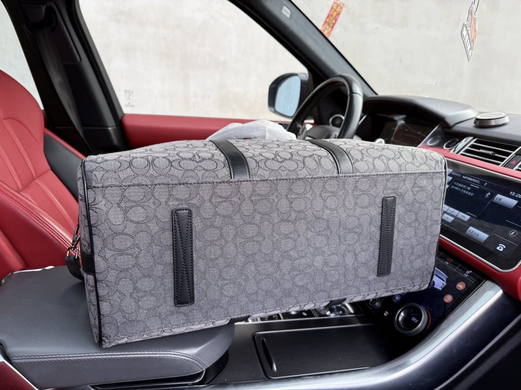 Coach Monogram Travel Duffel Bag 50cm Grey view