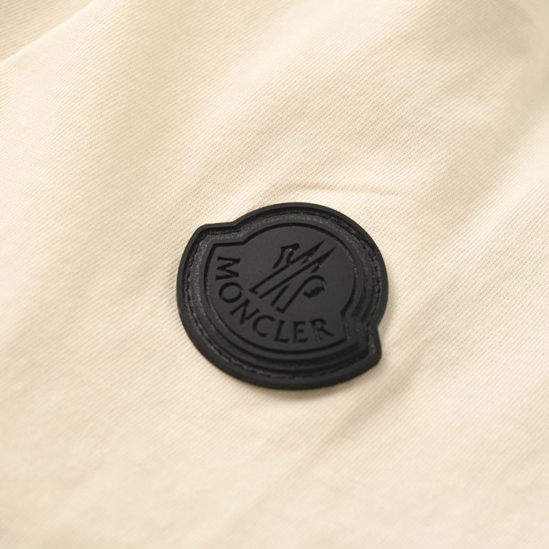 Moncler White Graphic Logo T-Shirt view
