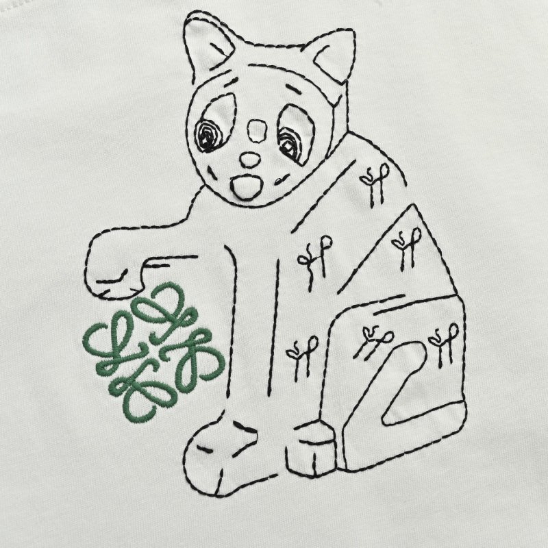 Cream Graphic Dog Print Short Sleeve T-Shirt view