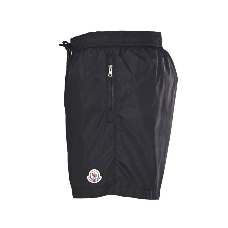 Moncler Black Nylon Drawstring Shorts view