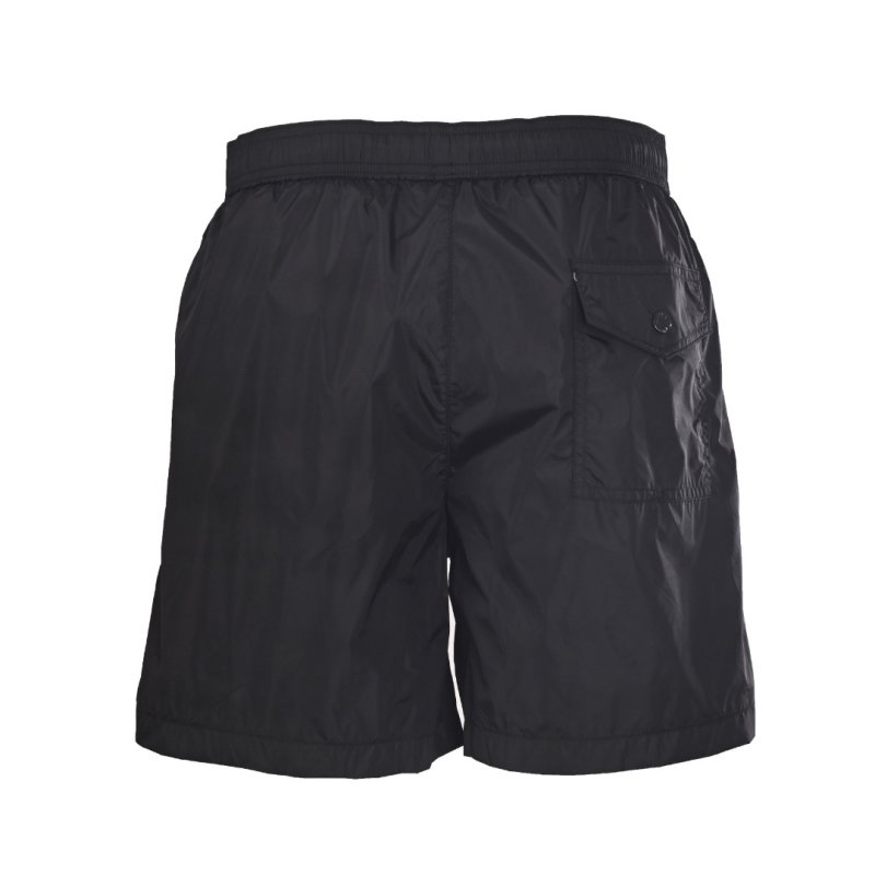 Moncler Black Nylon Drawstring Shorts view