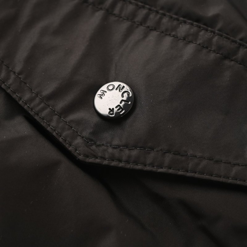 Moncler Black Nylon Drawstring Shorts view
