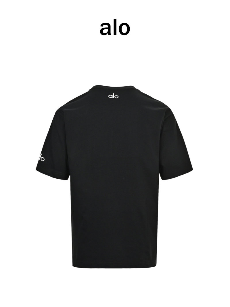 Alo Black Logo T-Shirt view