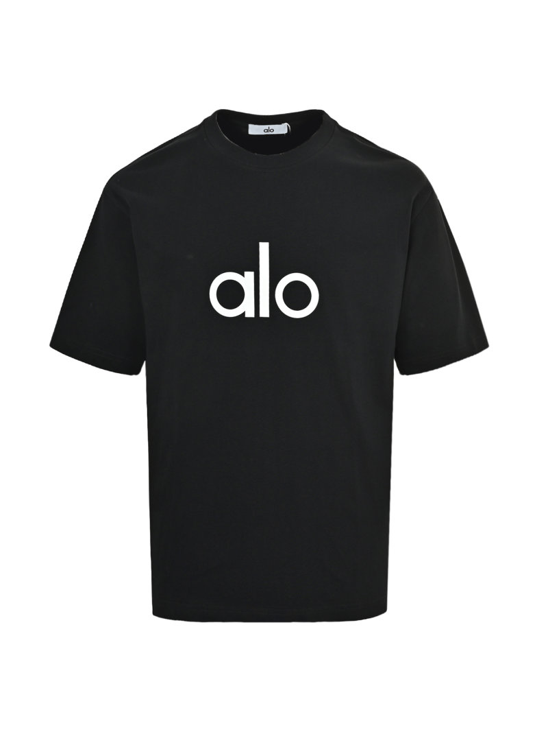 Alo Black Logo T-Shirt view