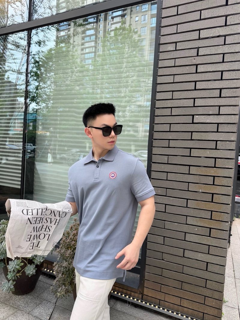 Canada Goose Lavender Polo Shirt view