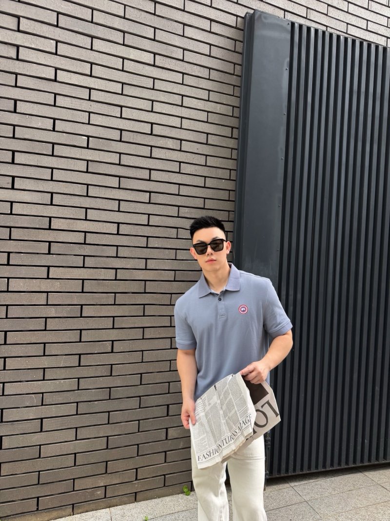 Canada Goose Lavender Polo Shirt view