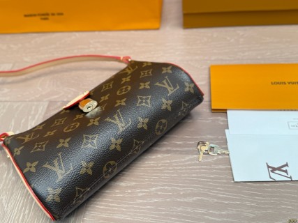 Louis Vuitton Monogram Locknut Underarm Bag - Brown view 6