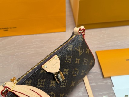 Louis Vuitton Monogram Locknut Underarm Bag - Brown view 7
