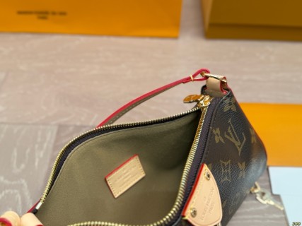 Louis Vuitton Monogram Locknut Underarm Bag - Brown view 9