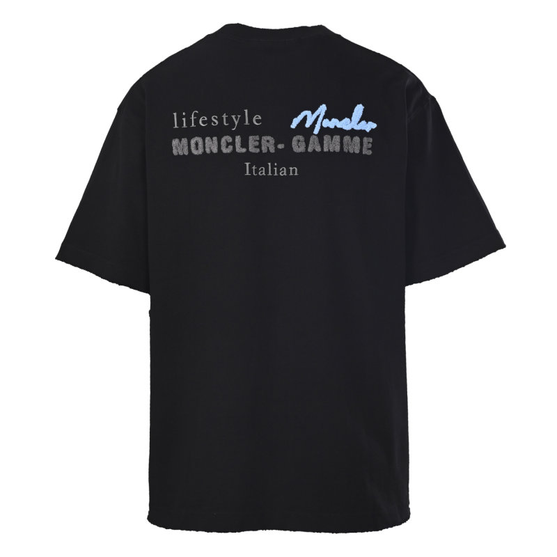 Moncler Lifestyle Italian Black T-Shirt view
