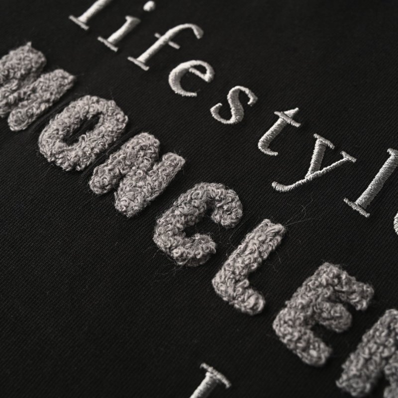 Moncler Lifestyle Italian Black T-Shirt view