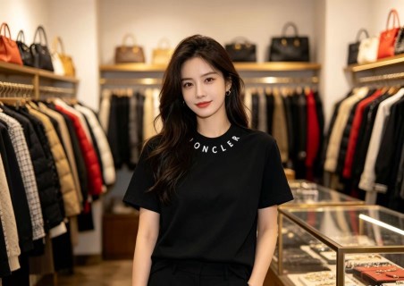 Moncler Black Logo T-Shirt