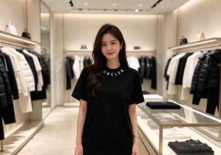 Moncler Black Logo T-Shirt view 2