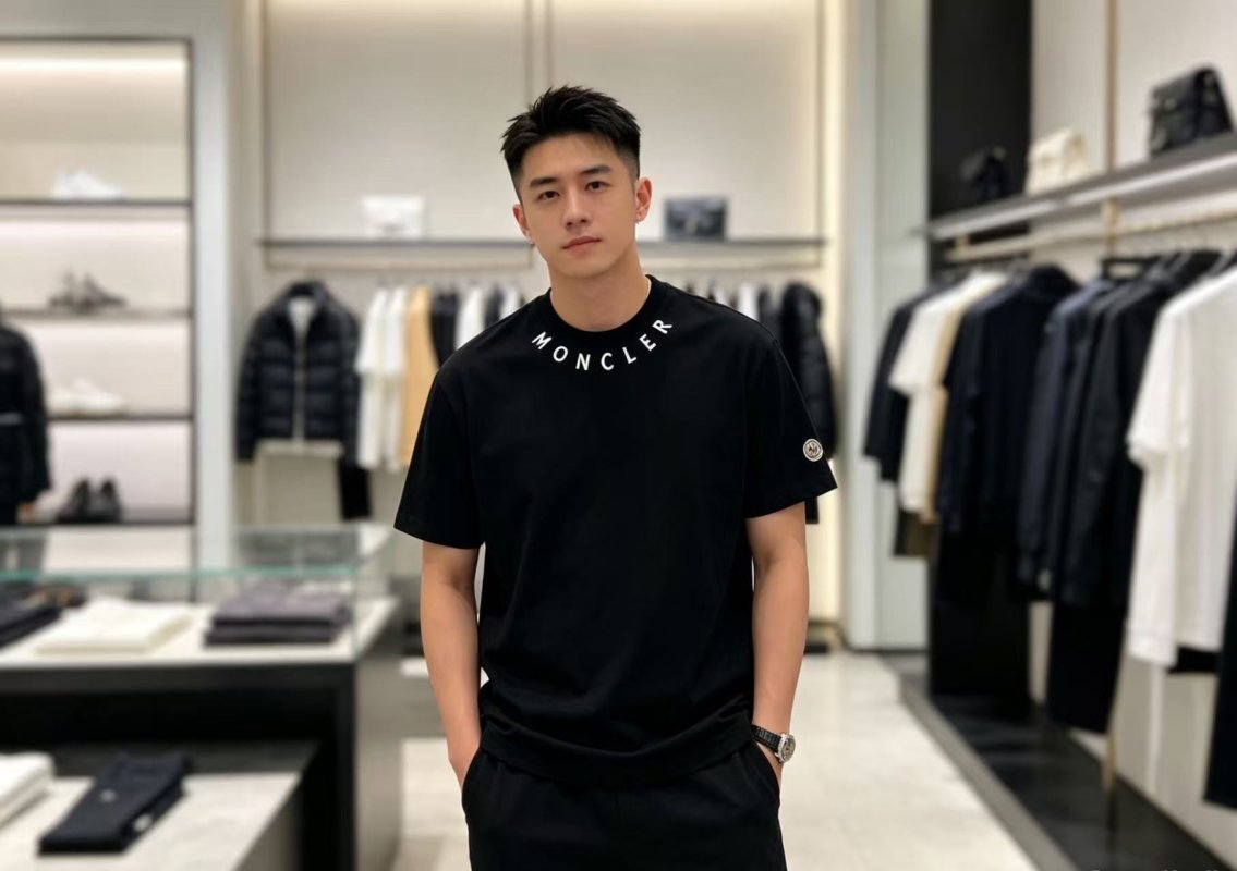 Moncler Black Logo T-Shirt view