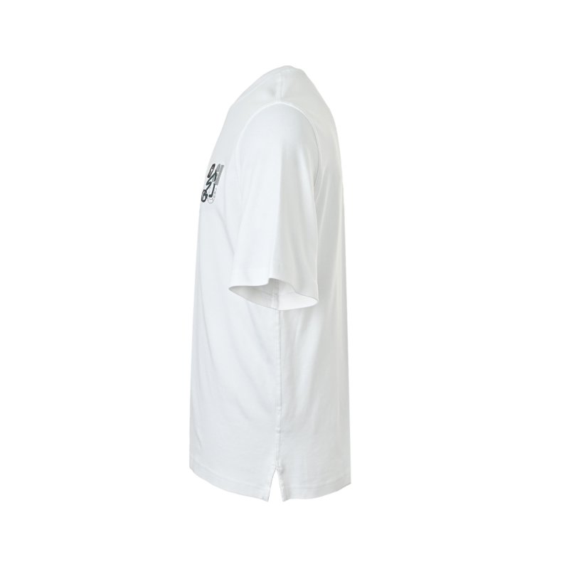 White Graphic Short Sleeve T-Shirt view
