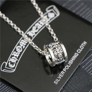 Chrome Hearts Cross Sterling Silver Pendant Necklace view 6