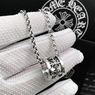 Chrome Hearts Cross Sterling Silver Pendant Necklace view 7